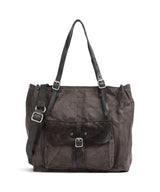 Campomaggi bolsa shopper verde militare/grigio