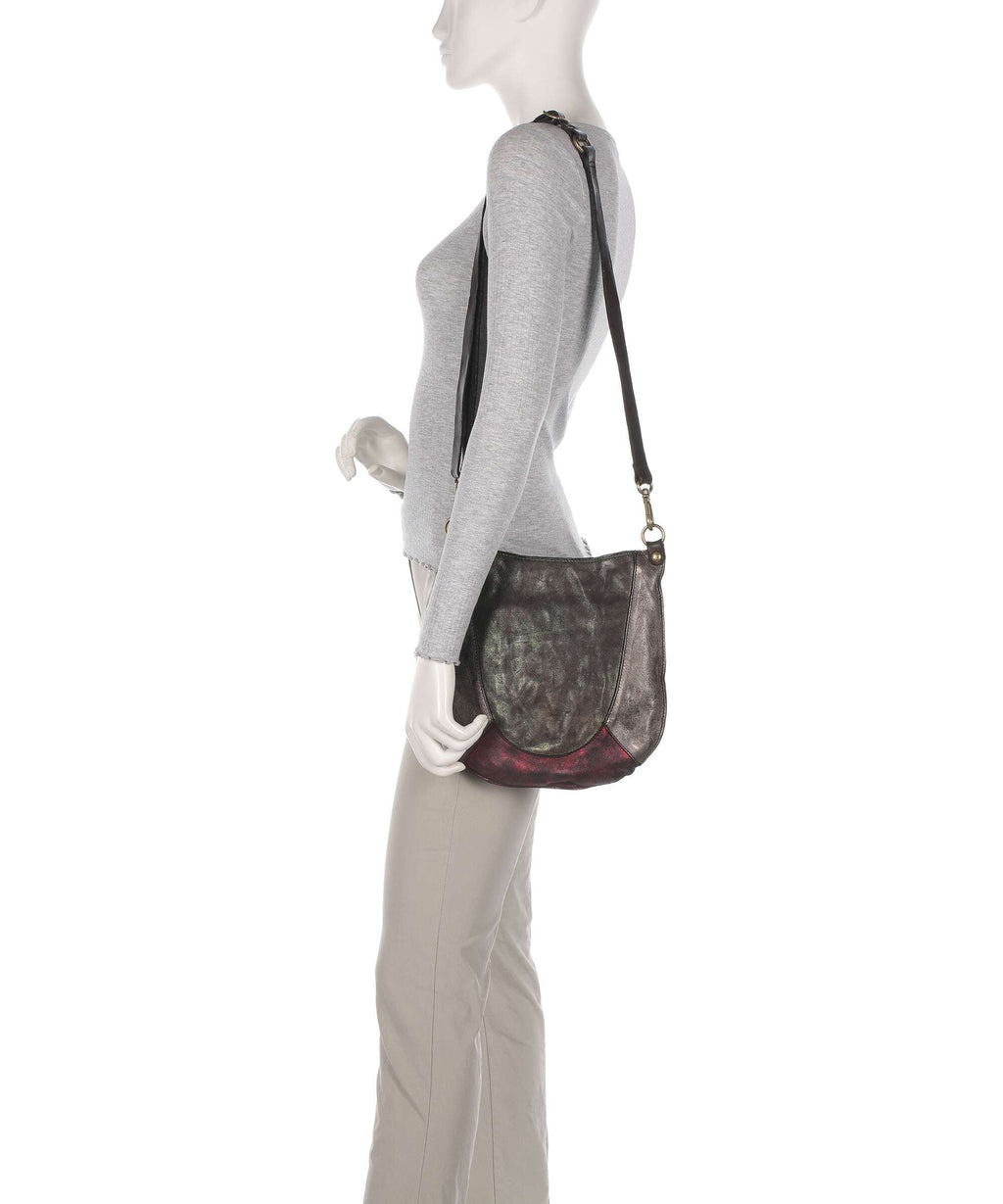 Campomaggi Crossbody bag military/red/dark grey