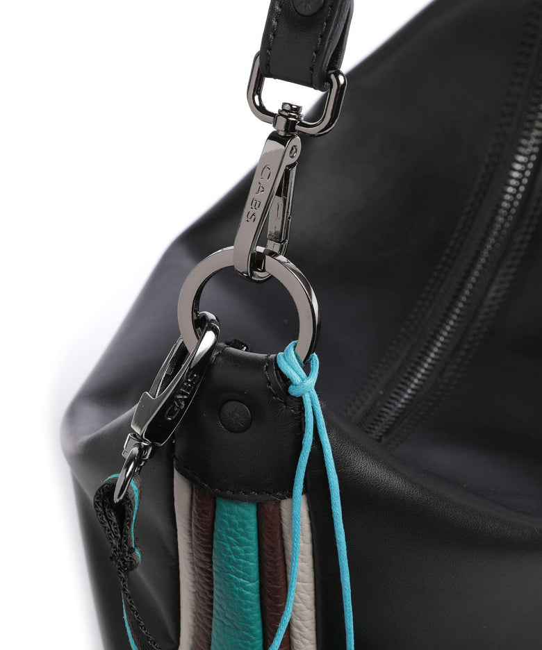 Gabs Stripes Calliope Hobo bag nero