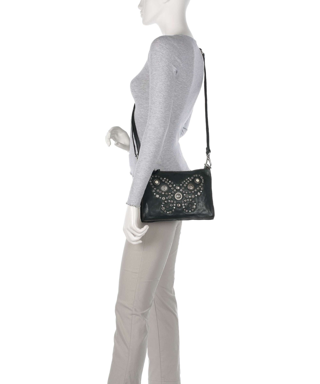 Campomaggi Shoulder bag green bottle