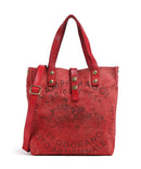 Campomaggi Bolsa beige/rosso/moro