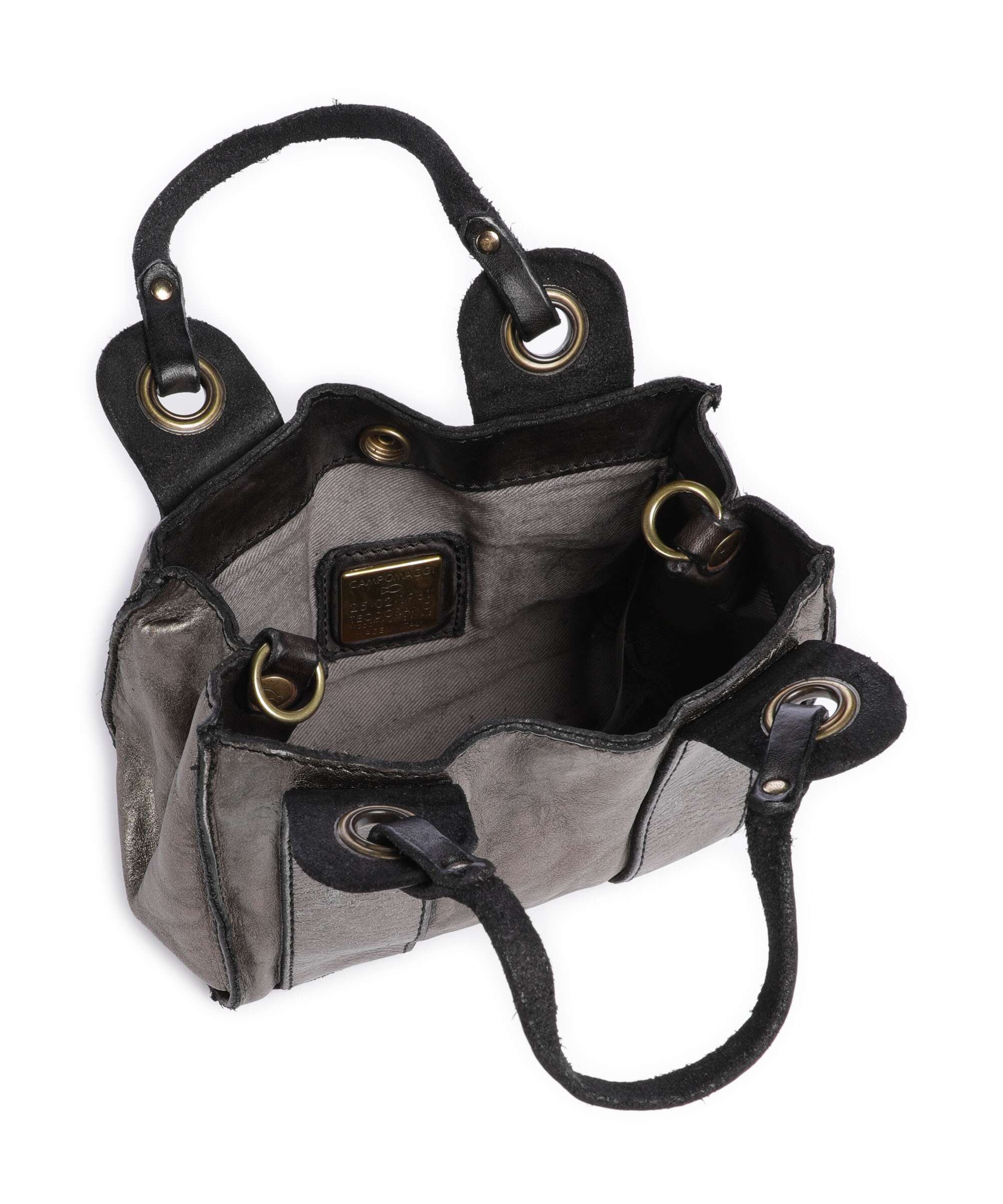 Campomaggi Crossbody bag lead grey