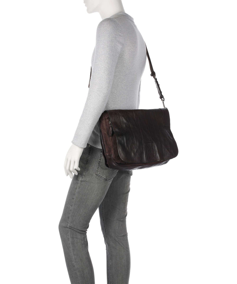 Campomaggi Messenger bag verde militare/moro