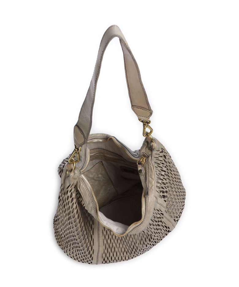 Campomaggi Hobo bag ghiaccio