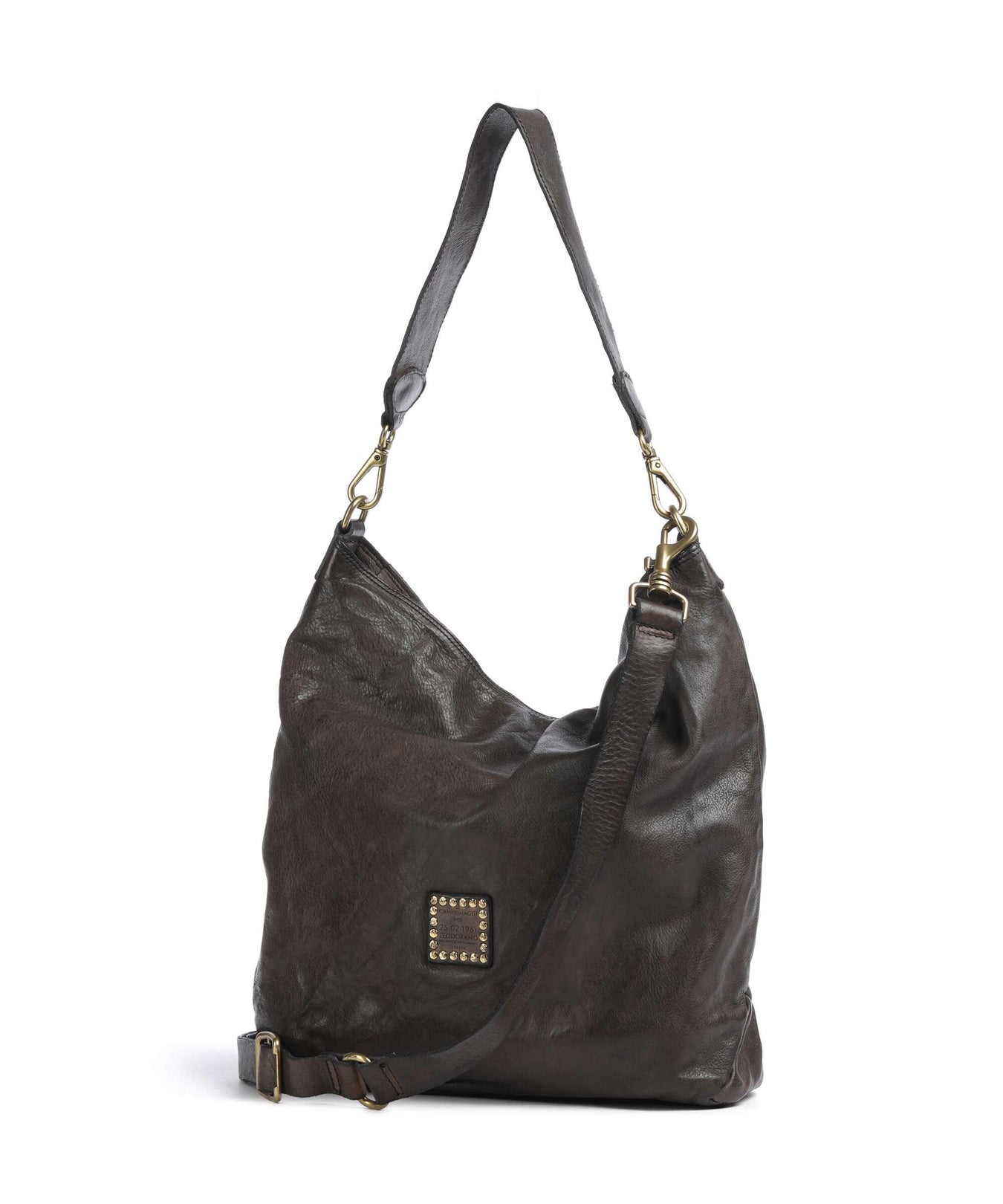 Campomaggi Hobo bag grigio