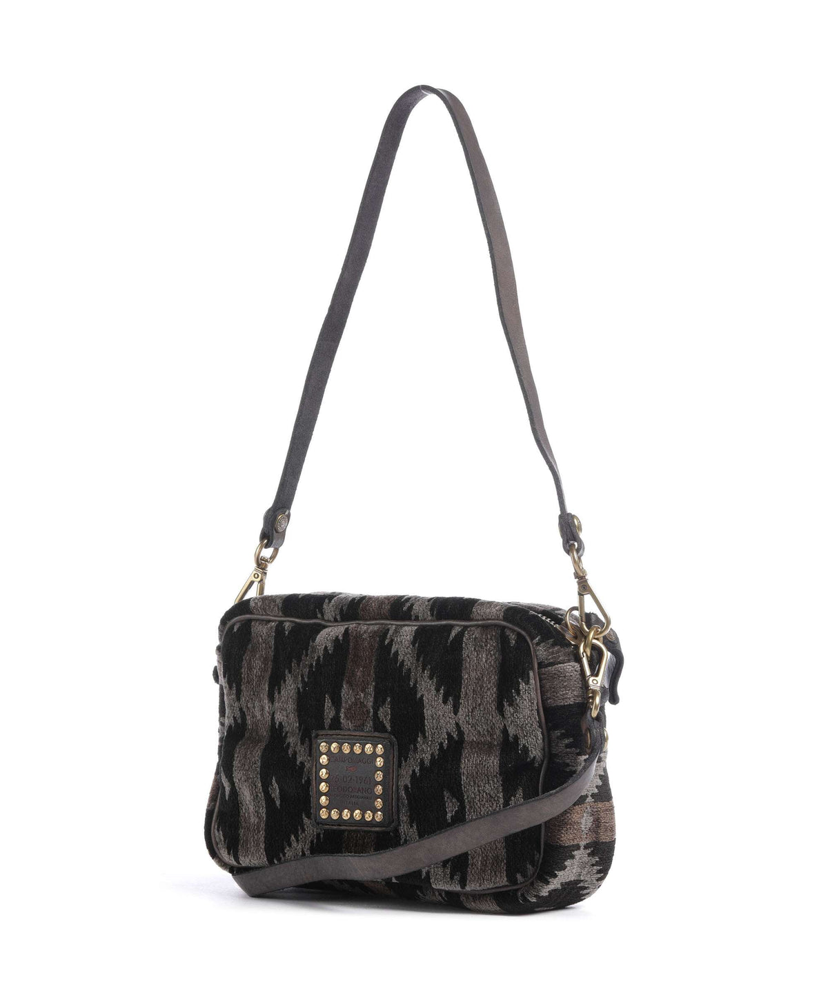 Campomaggi Shoulder bag grigio/panna