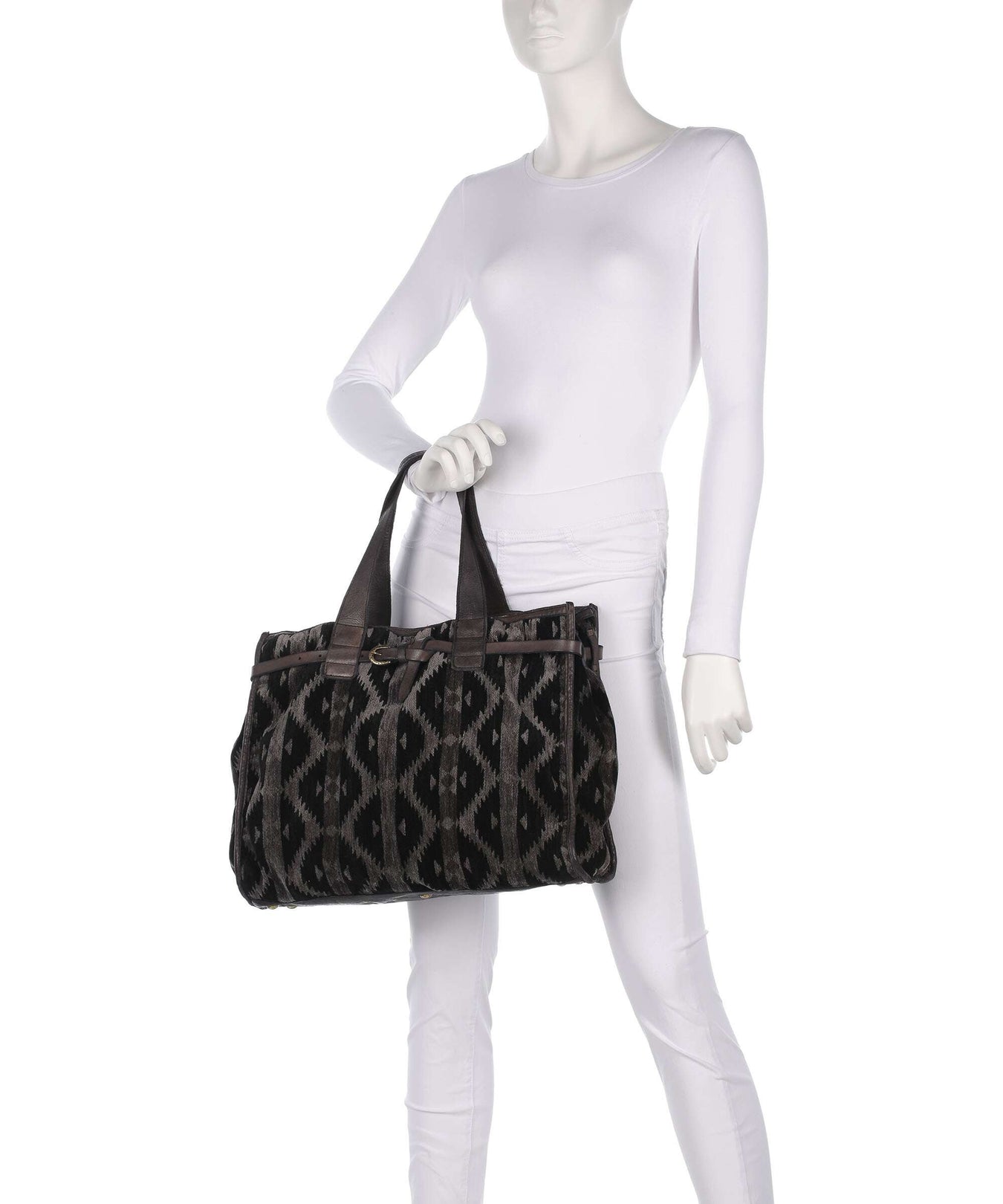 Campomaggi Handbag grigio/panna