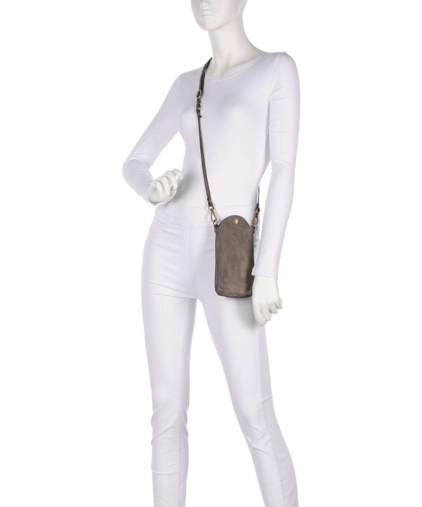 Campomaggi Phone bag cemento