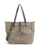 Campomaggi bolsa shopper beige/cement moro