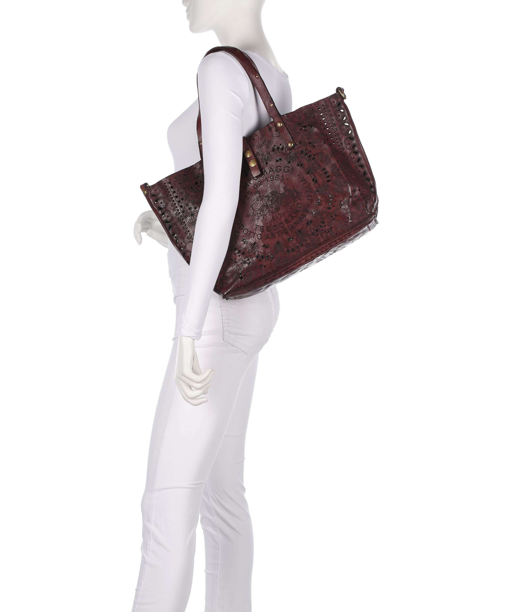 Campomaggi Tote bag borgogna