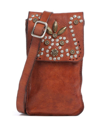 Campomaggi Bolso para telemóvel cognac