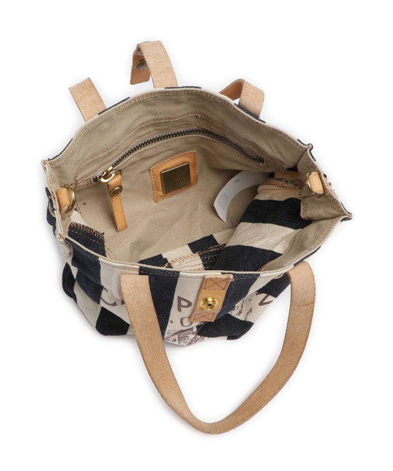 Campomaggi Tote bag blue/beige