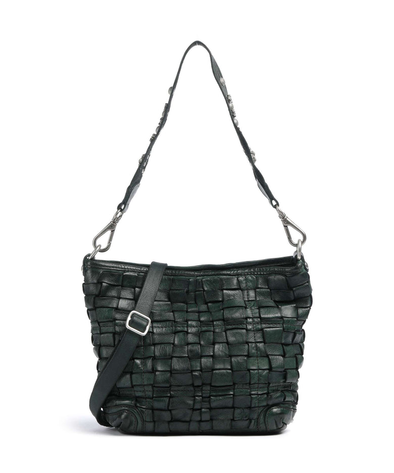 Campomaggi Hobo bag green bottle