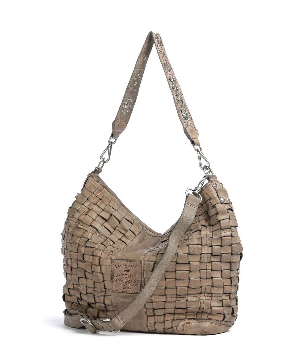 Campomaggi Hobo bag cemento