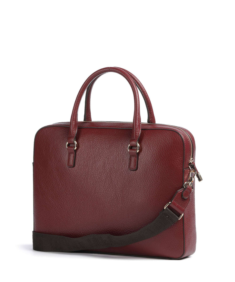 Liu Jo Manhattan M Briefcase red wine