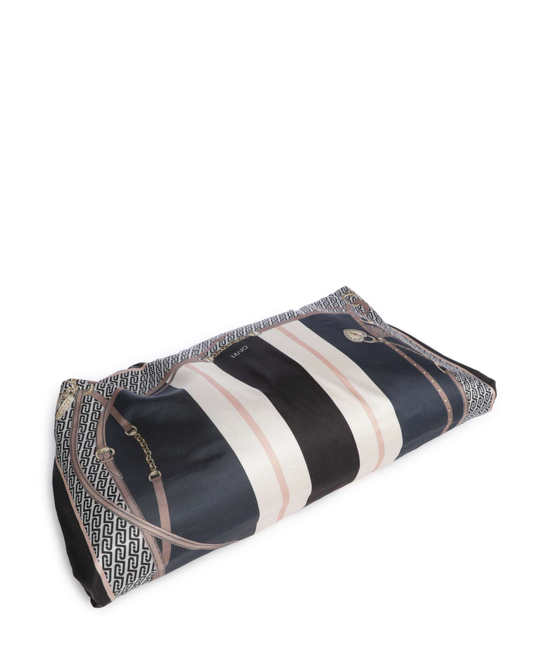 Liu Jo Foulard Hobo bag st metall nero