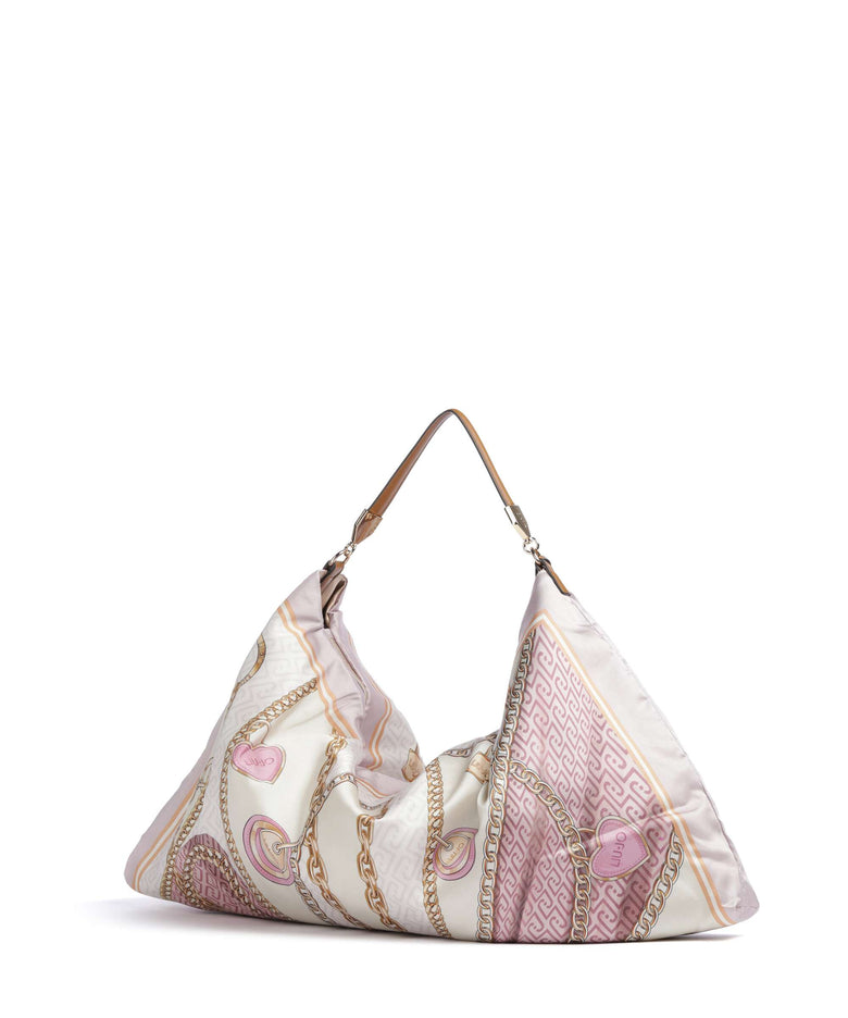 Liu Jo Foulard Hobo bag st metall/soft peony