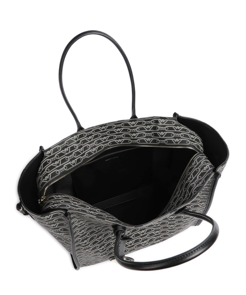 Emporio Armani La Gio Tote bag nero/ecru