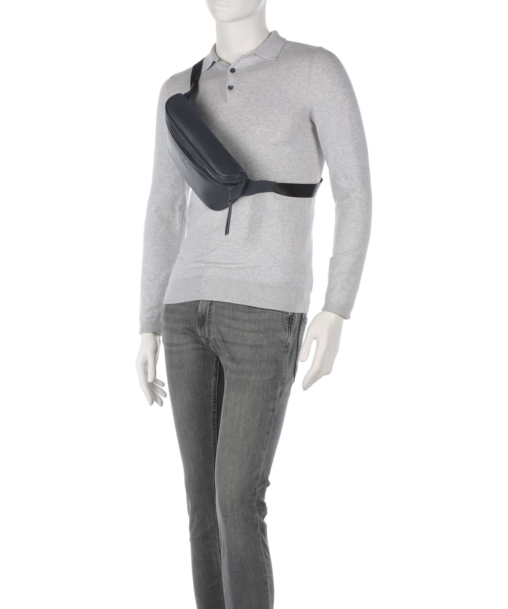 Armani Exchange Dino Fanny pack ebony