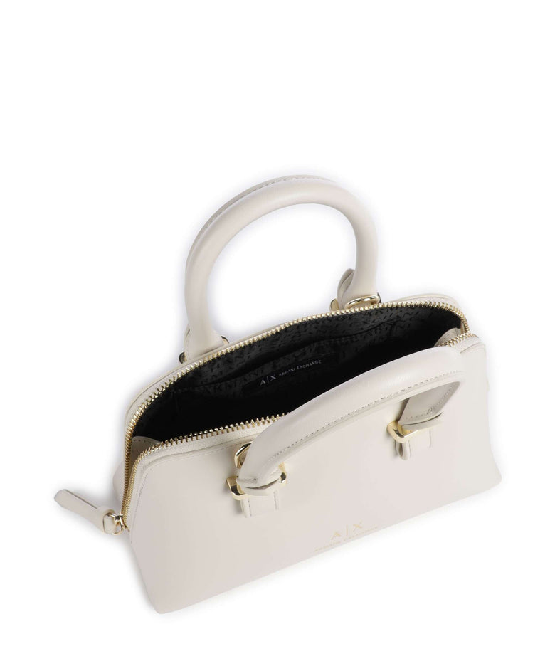 Armani Exchange Megan S Handbag offwhite