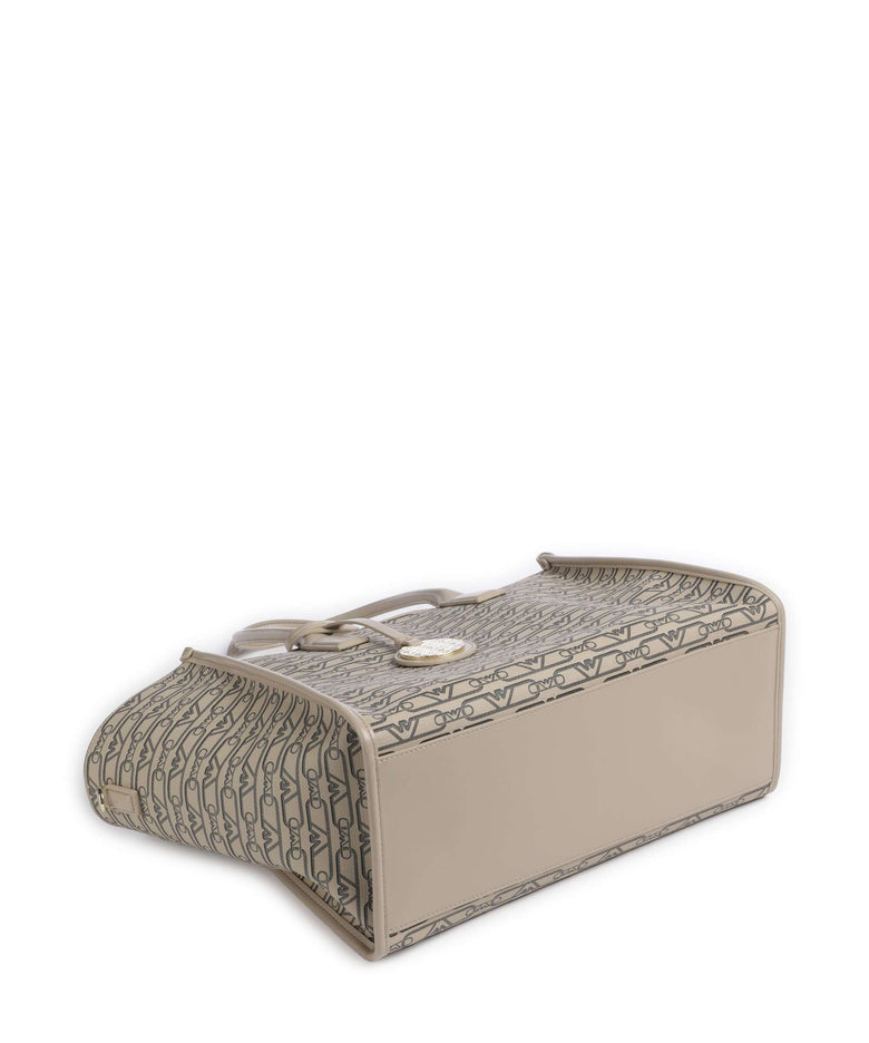 Emporio Armani La Gio Tote bag ecru/nero