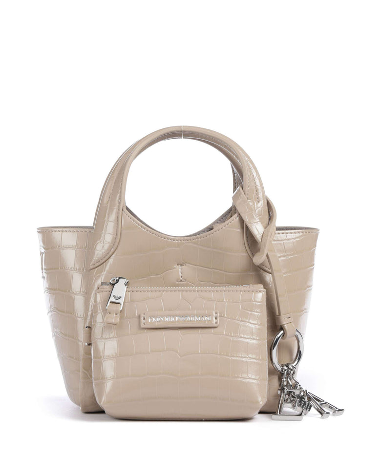 Emporio Armani Durini 24 Crossbody bag beige