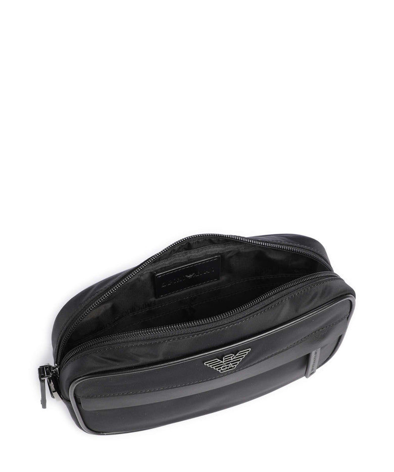 Emporio Armani Recycled Nylon Toiletry bag black beauty