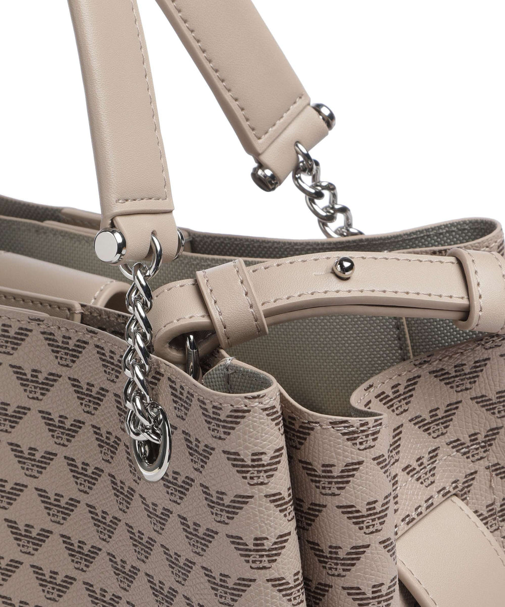 Emporio Armani Annie Handbag ecru/moro/rosso