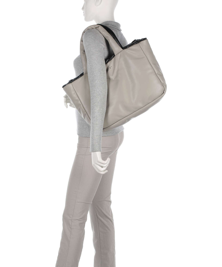 Replay Tote bag iron grey/black