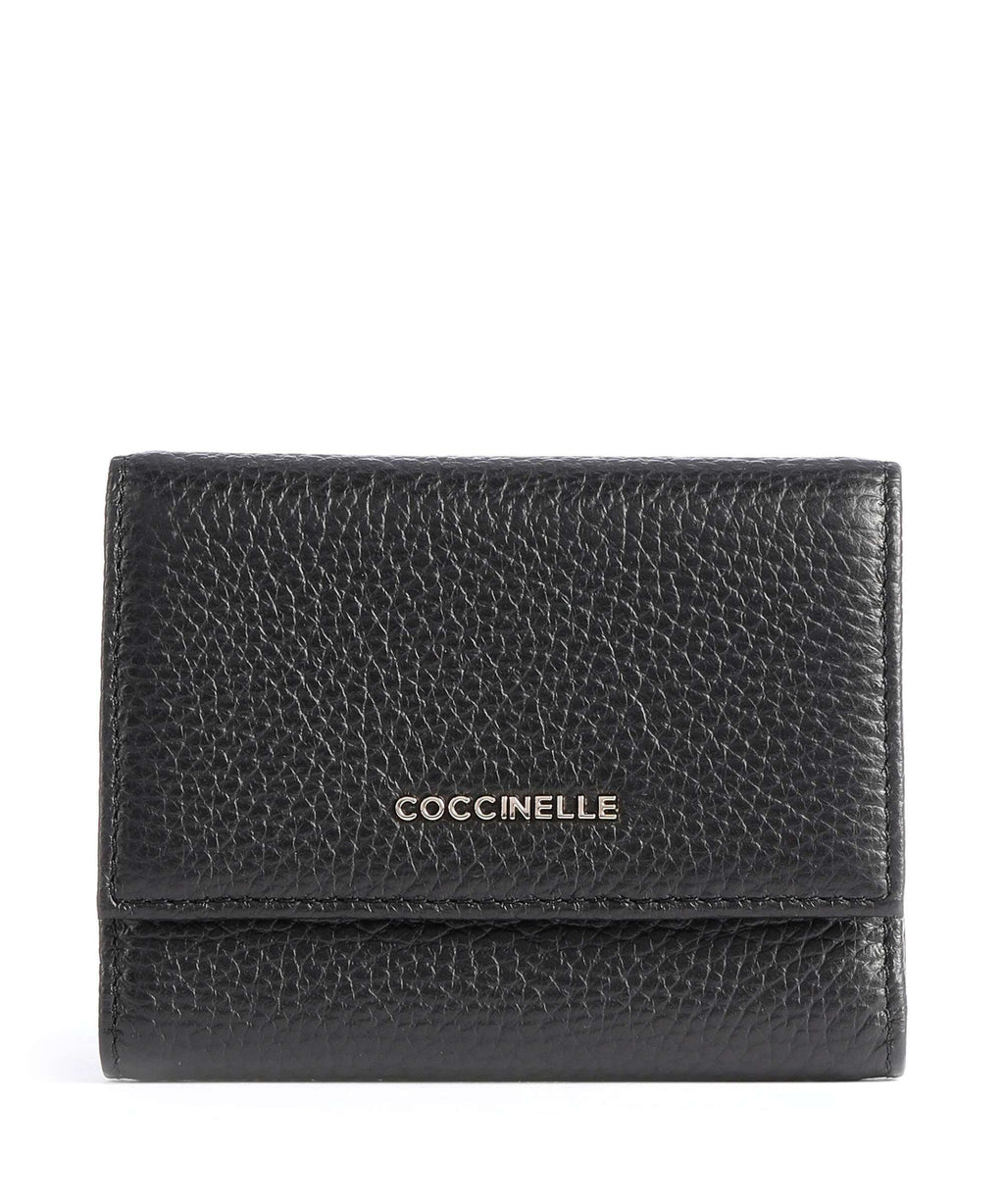 Coccinelle Metallic Soft Wallet noir