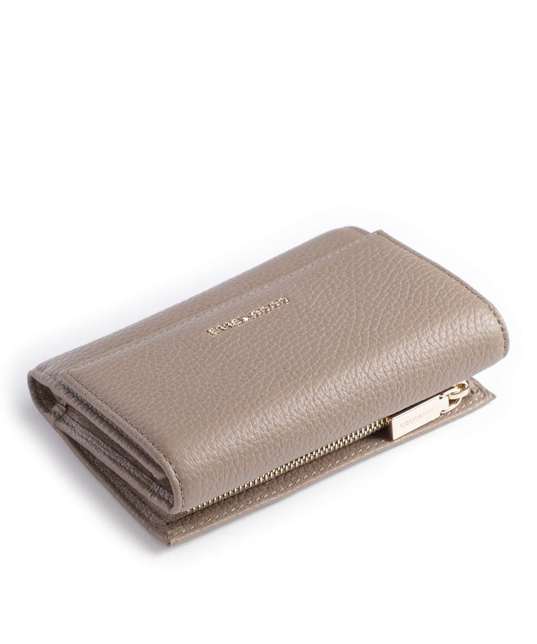 Coccinelle Metallic Soft Wallet warm taupe