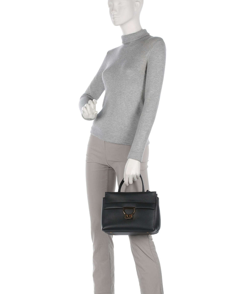 Coccinelle Arlettis Signature Handbag noir