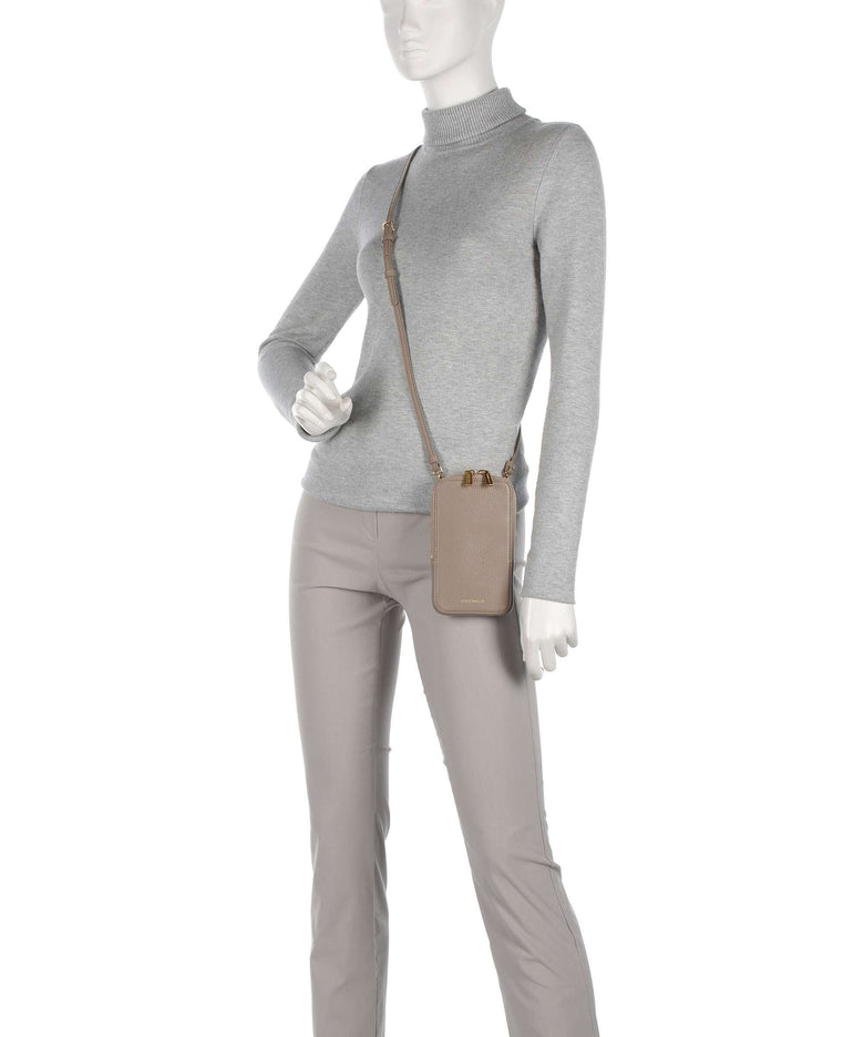 Coccinelle Flor Phone bag warm taupe