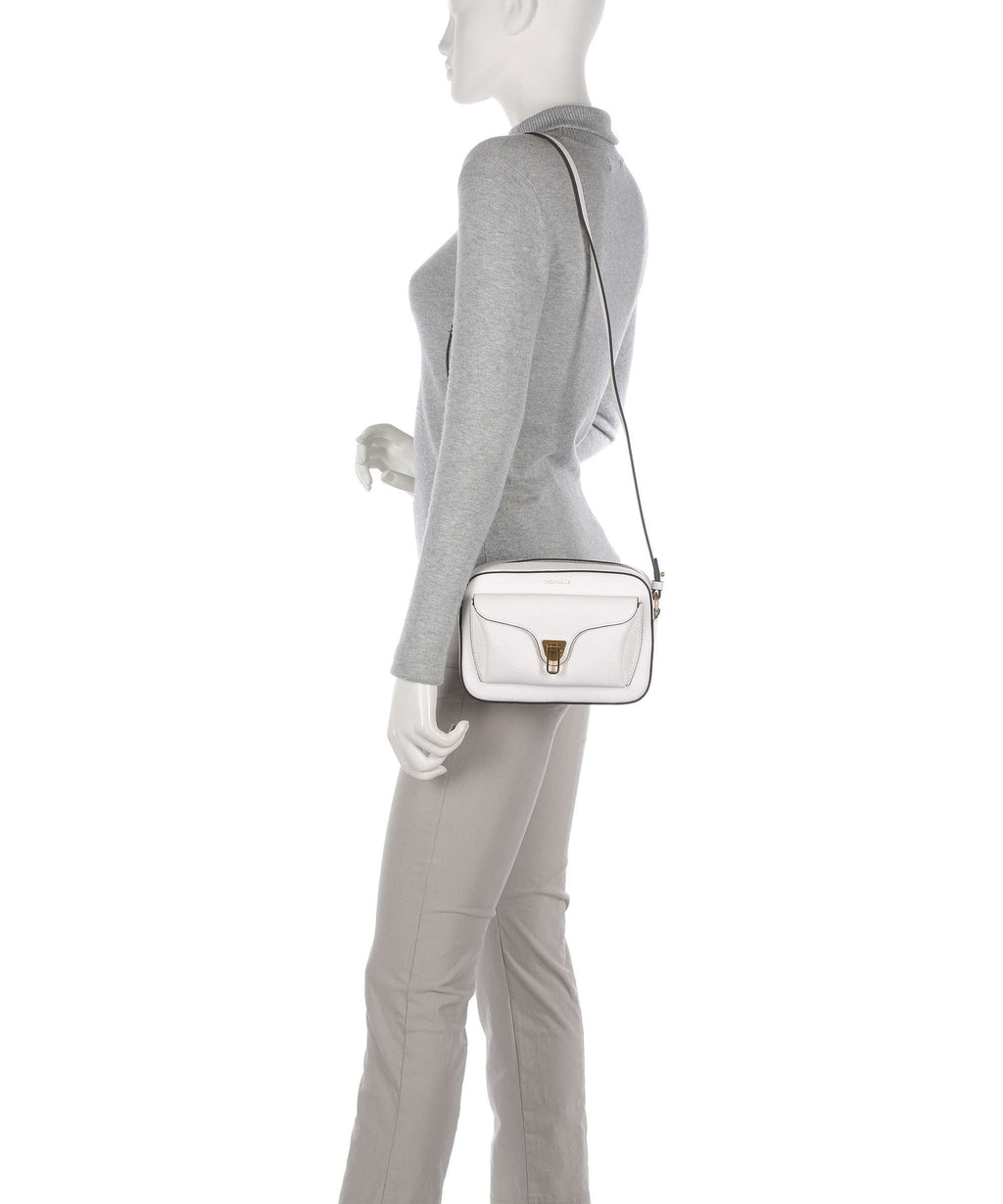 Coccinelle Beat Soft Crossbody bag brillant white