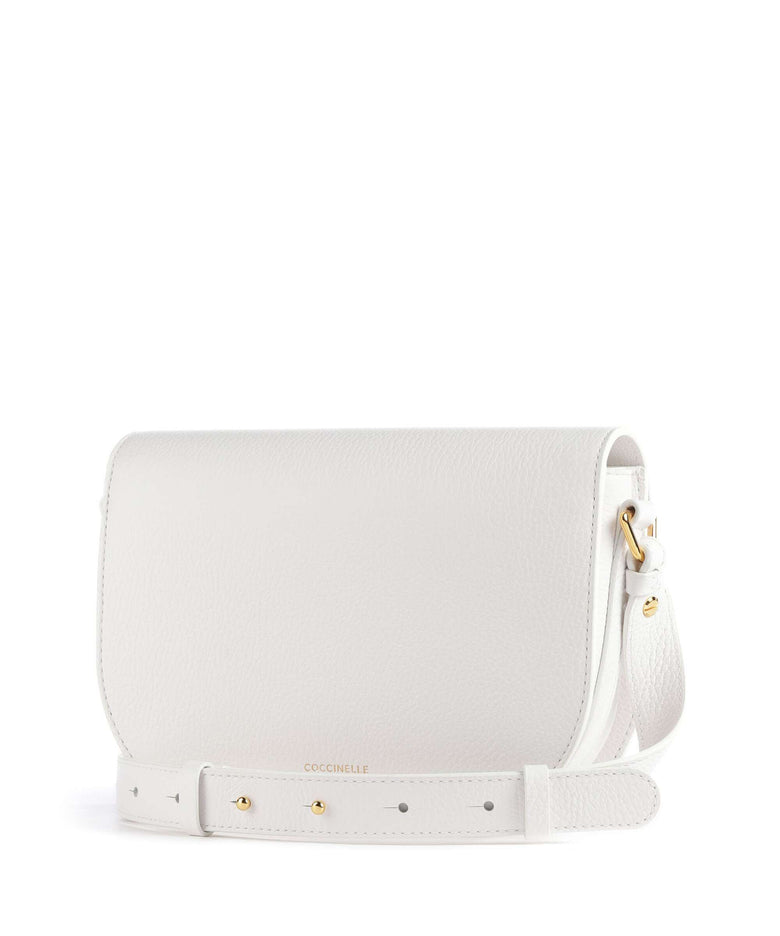Coccinelle Dew Crossbody bag brillant white