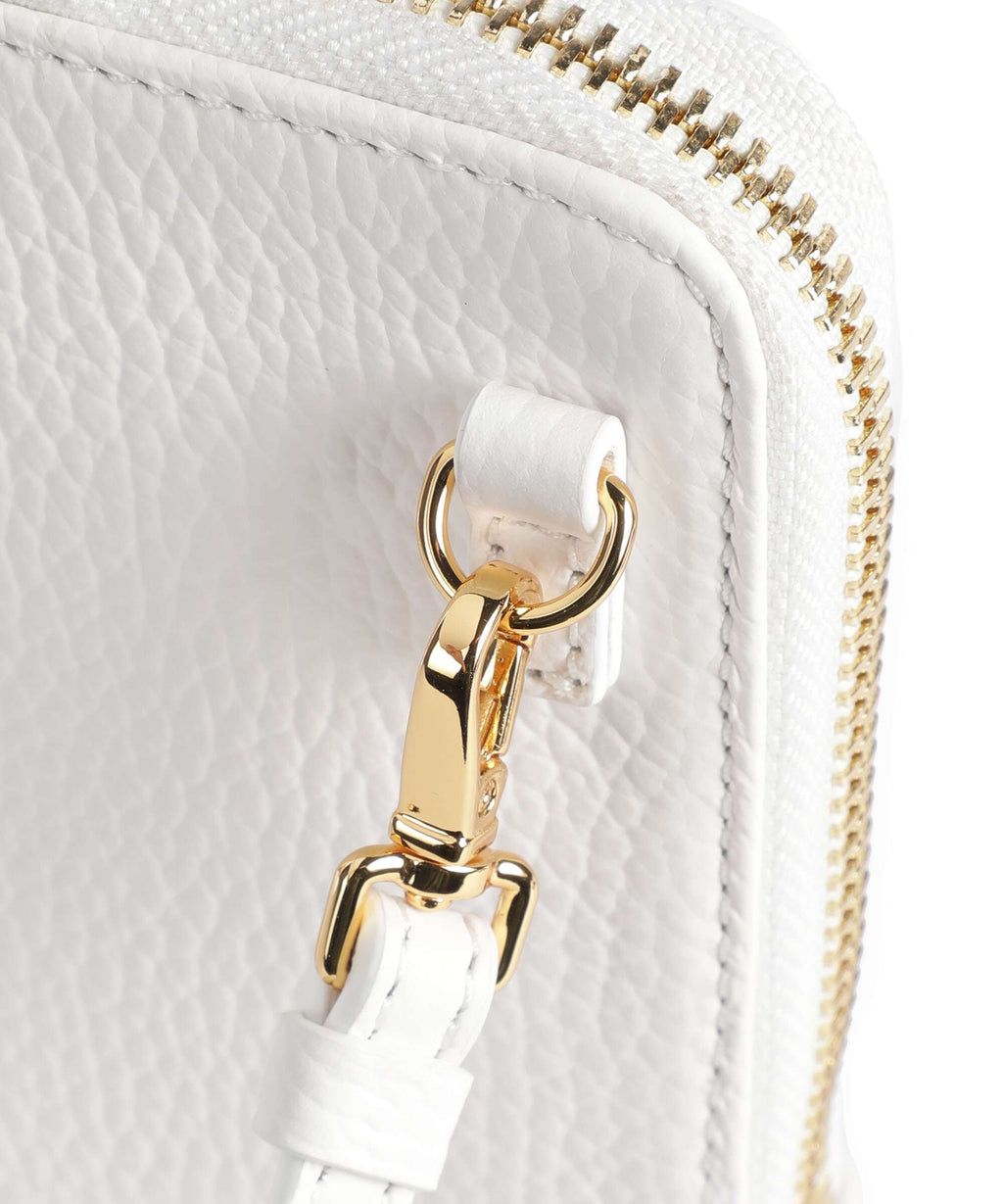 Coccinelle Flor Phone bag brillant white