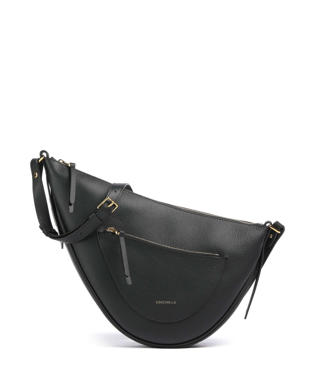 Coccinelle Snuggie Crossbody bag noir/cuir