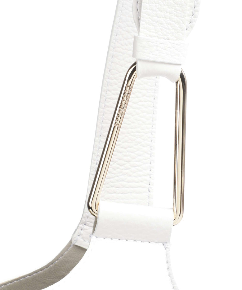 Coccinelle Brume Tote bag brillant white