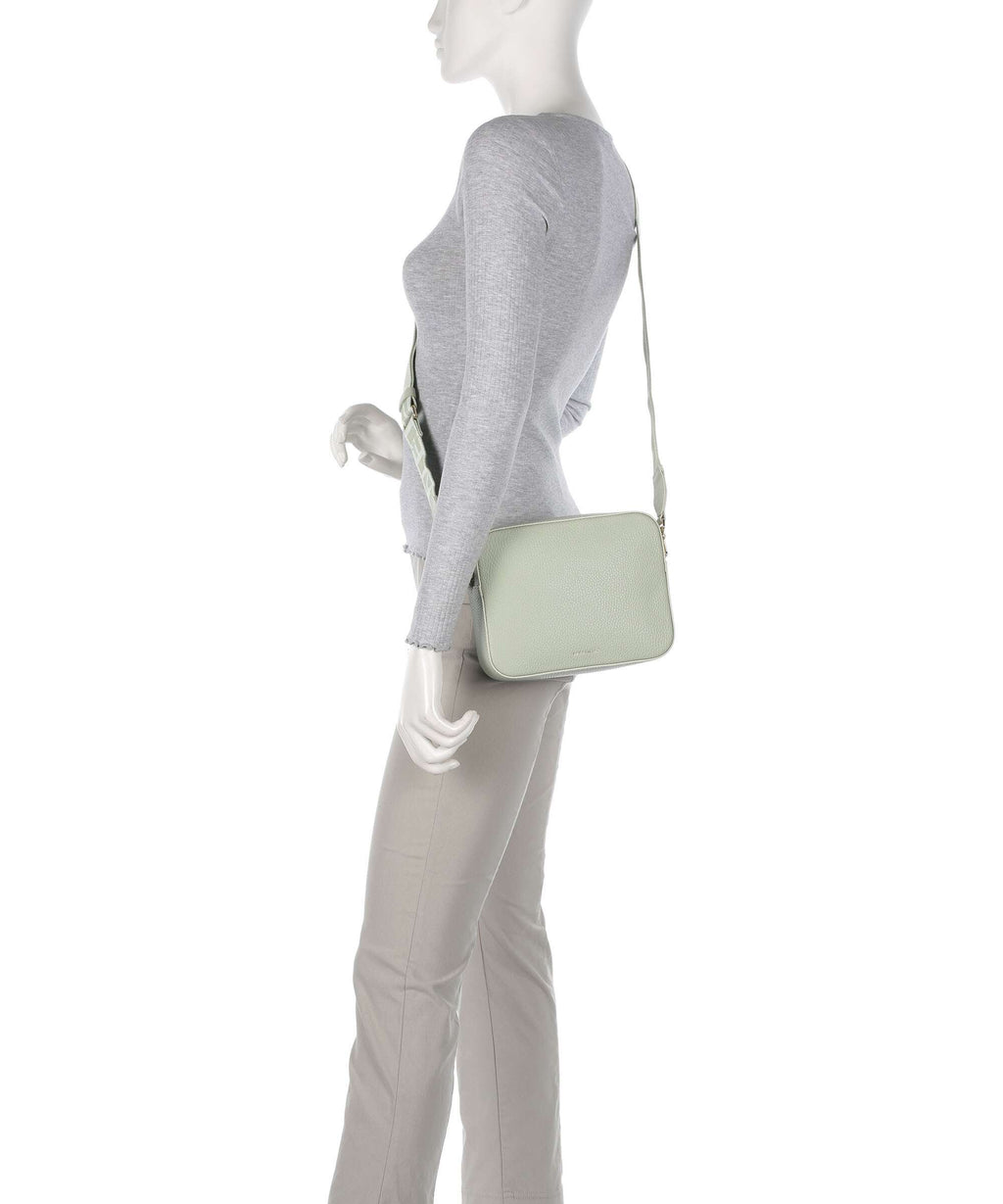 Coccinelle Tebe Crossbody bag celadon green