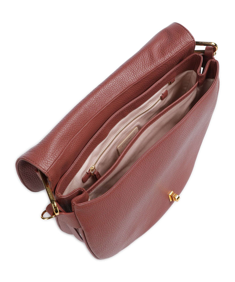 Coccinelle Magie Soft Hobo bag brandy