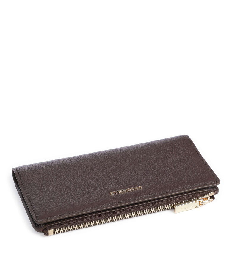 Coccinelle Metallic Soft Wallet fondant brown