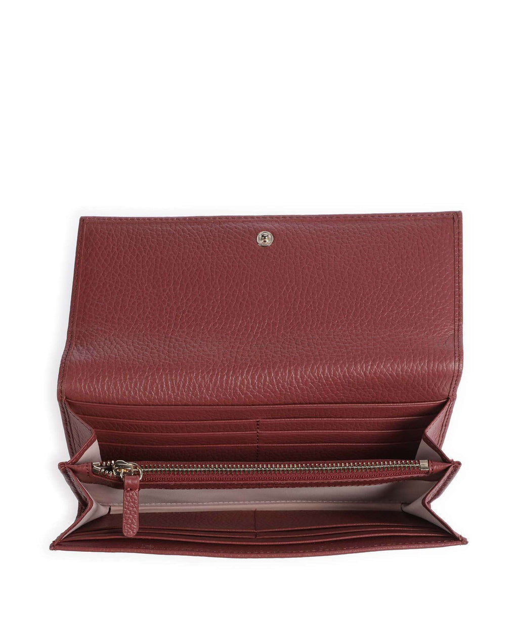 Coccinelle Metallic Soft Wallet brandy