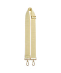 Coccinelle Nastro Signature Bag strap lime wash