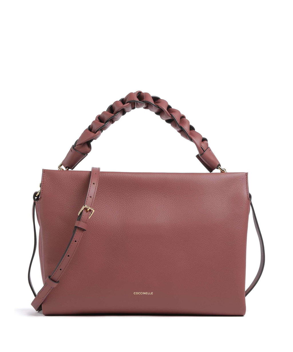 Coccinelle Boheme Grana Double Hobo bag brandy/grenadine red