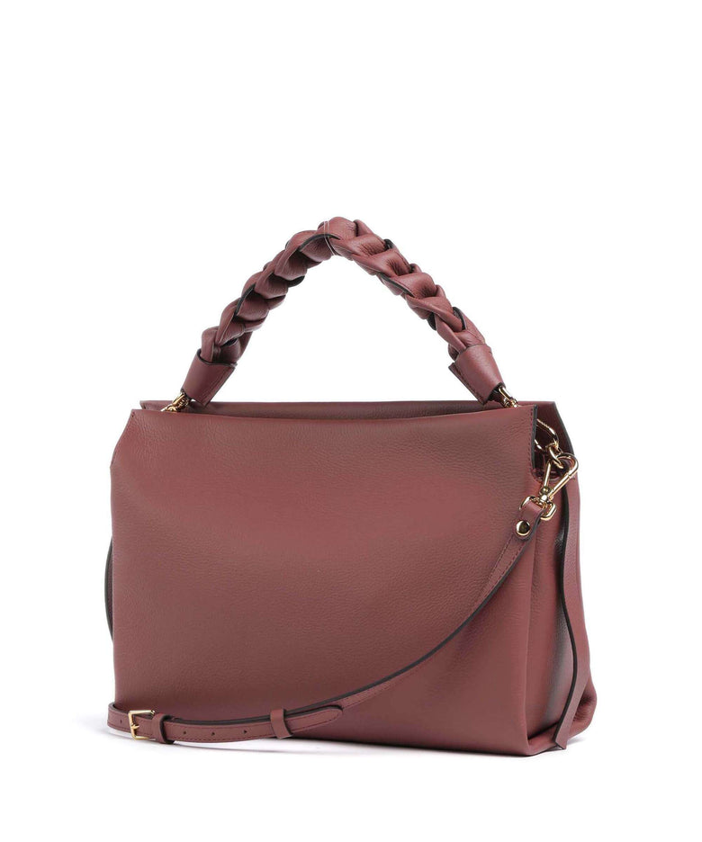 Coccinelle Boheme Grana Double Hobo bag brandy/grenadine red