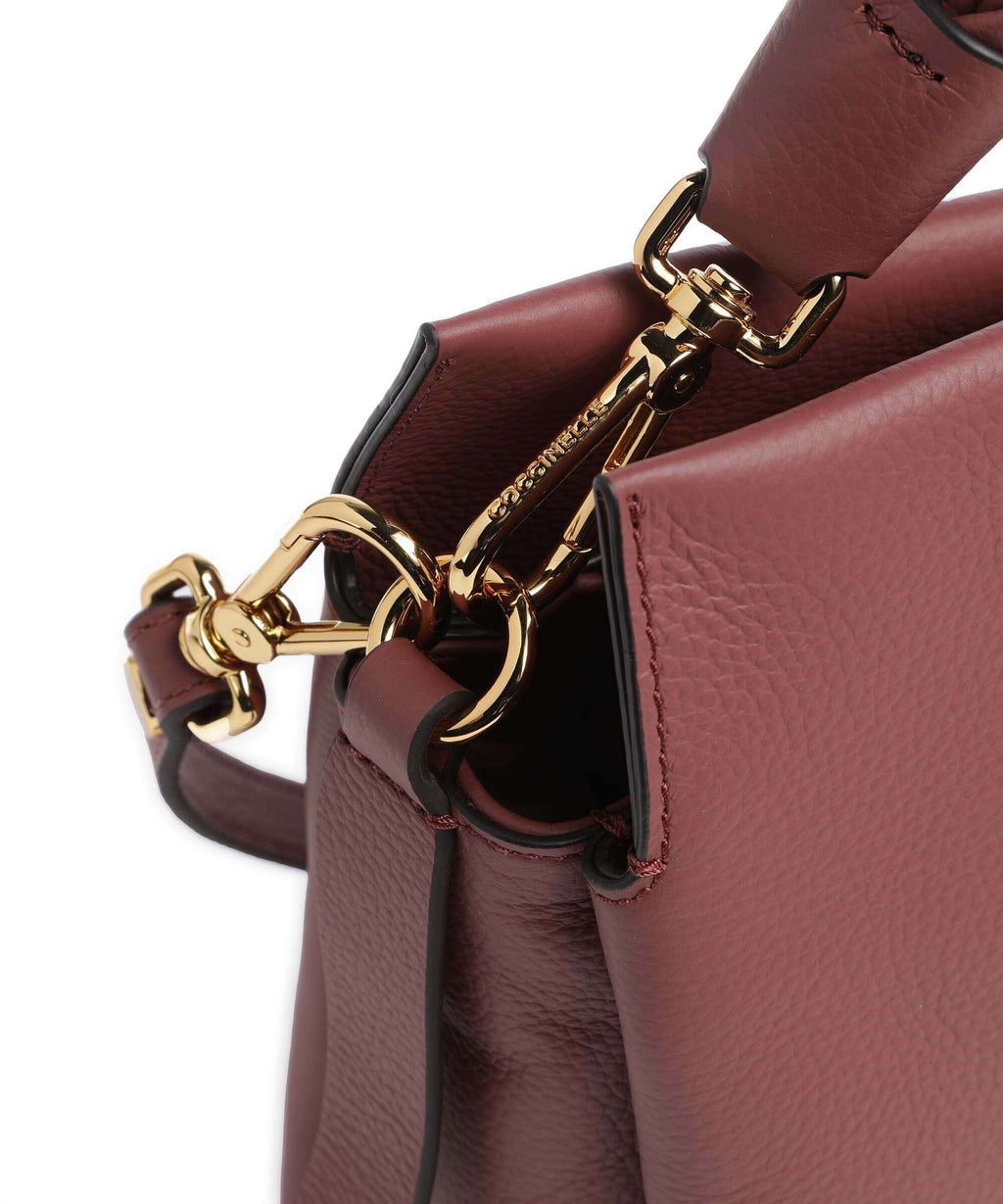 Coccinelle Boheme Grana Double Hobo bag brandy/grenadine red