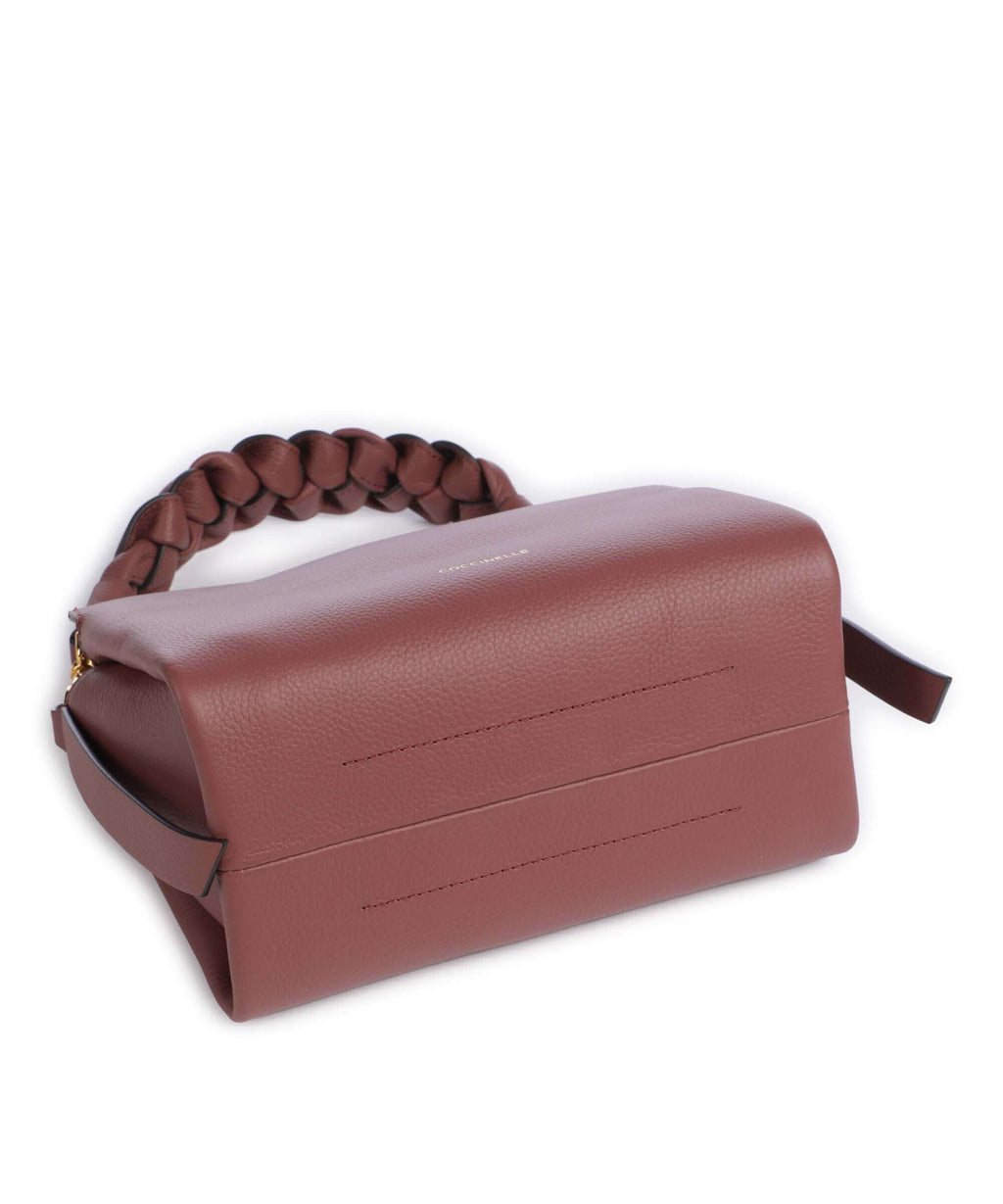 Coccinelle Boheme Grana Double Handbag brandy/grenadine red