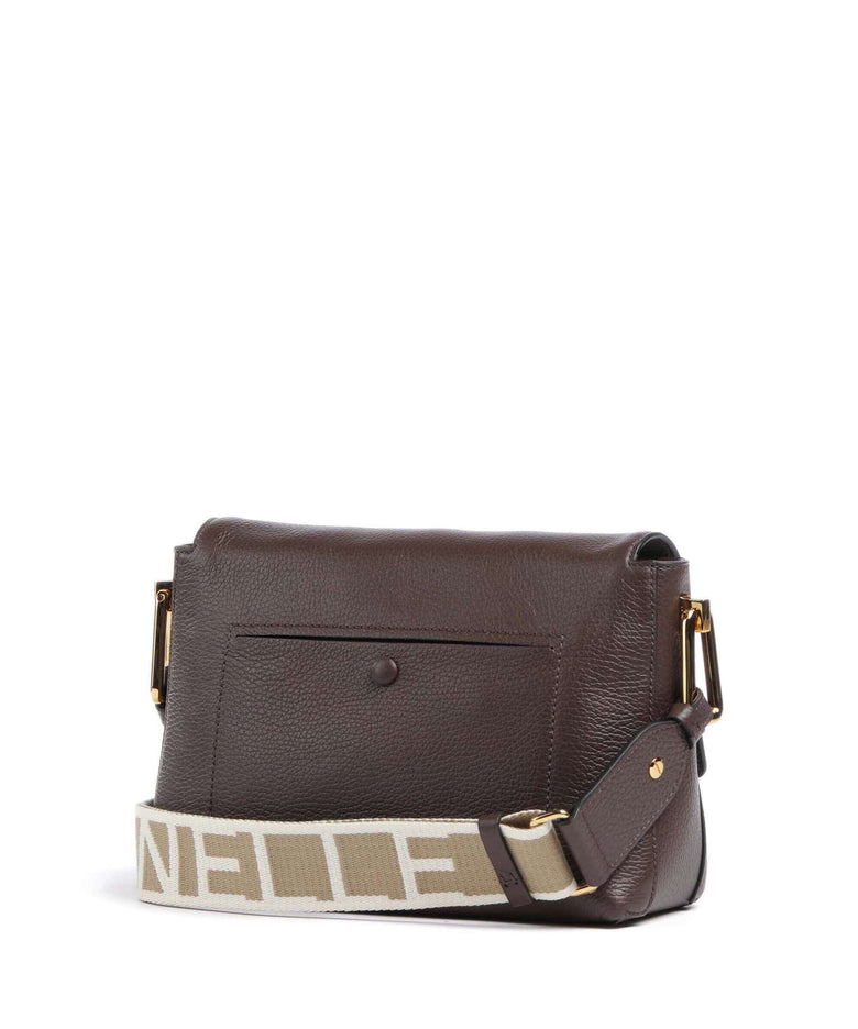 Coccinelle Liya Signature Crossbody bag fondant brown