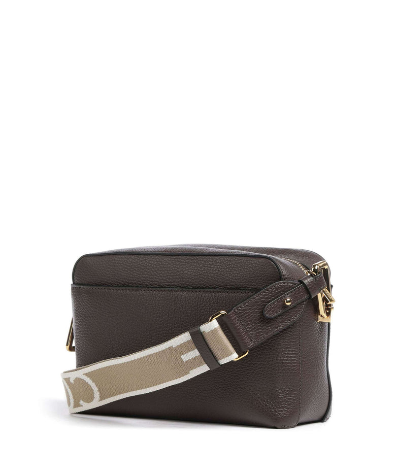 Coccinelle Liya Signature Crossbody bag fondant brown