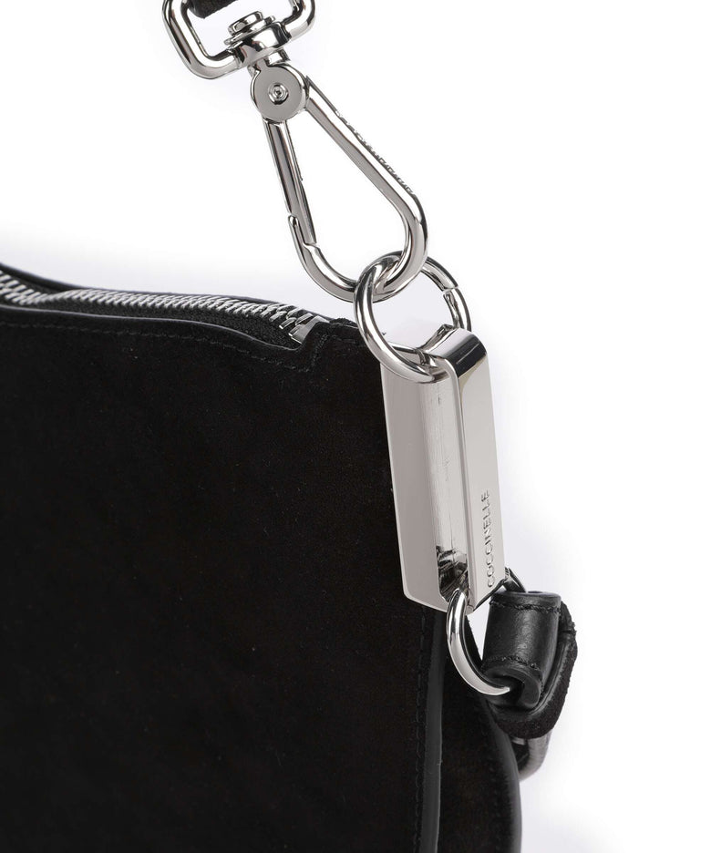 Coccinelle Sunup Suede Hobo bag noir